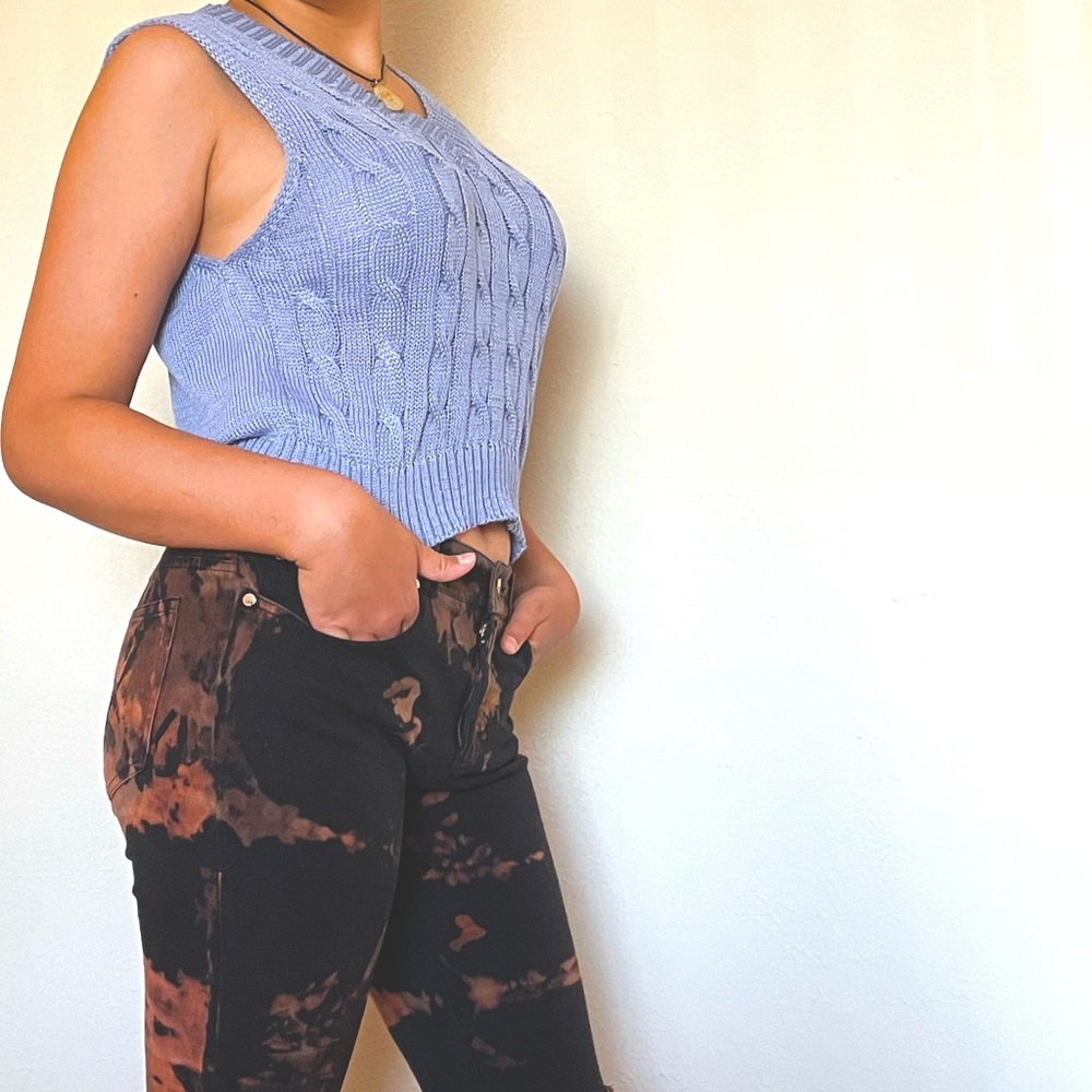 Lavender Color Sweater Vest S